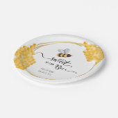 ビーベビーシャワープレートセット ペーパープレート (アングル)