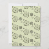 ビーベビーシャワー招待状コード(昆虫)マルハナバチ 招待状 (裏面)