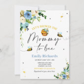 ビーベビーシャワー招待状フローラママがビーに 招待状 (正面)
