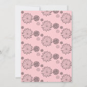 ビーベビーシャワー招待状モンマートビー（昆虫）マルハナバチ 招待状 (裏面)