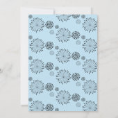 ビーベビーシャワー招待状モンマートビー（昆虫）マルハナバチ 招待状 (裏面)