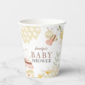 ビーベビーシャワー紙カップ 紙コップ (正面)