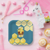 ビーベビーシャワー紙プレート ペーパープレート (パーティー)