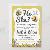 ビーベビーフローラ(昆虫)マルハナバチ彼または彼女が明かす 招待状 (正面)