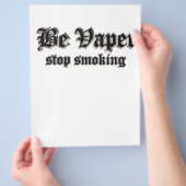 ビーベーパーストップ喫煙 チラシ (手)