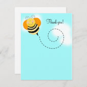 ビーホップのまわりにフラットサンキューカード4x5 サンキューカード (正面/裏面)