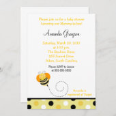 ビーホップのまわりにベビーシャワー招待状5x7 招待状 (正面/裏面)