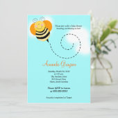 ビーホップのまわりにベビーシャワー#2招待状5x7 招待状 (スタンド正面)