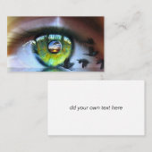 ビーホルダーソープディスペンサーと歯の目 名刺 (正面/裏面)