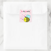 ビーマイガレンティンキュートバレンタインズデイスクエアスティック スクエアシール (バッグ)