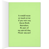 ビーマイゲストブック付き添い人リリーオブザバレー (内側 (右))