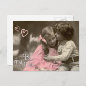 ビーマイスウィートヴィンテージバレンタイン シーズンポストカード (正面/裏面)