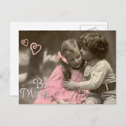ビーマイスウィートヴィンテージバレンタイン シーズンポストカード (正面/裏面)