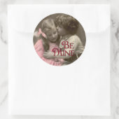 ビーマイスウィートヴィンテージバレンタイン ラウンドシール (バッグ)