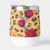 ビーマイニングゴールデンハニーラブステレスワインタンブラー (右面)