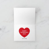 ビーマイニングスモダンクリプトバレンタインデー赤いハート シーズンカード (内部)