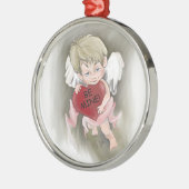 ビーマイニングバレンタインプレミアムラウンドオーナメント メタルオーナメント (左)