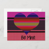 ビーマイニングバレンタインレインボーハート シーズンポストカード (正面/裏面)
