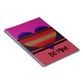 ビーマイニングバレンタインレインボーハート ノートブック (右側)