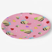 ビーマイニングバレンタイン ペーパープレート (アングル)