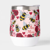 ビーマイニングラブバズデザインステムレスワインタンブラー (左面)