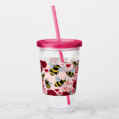 ビーマイニングラブバズデザイン アクリルタンブラー (左)