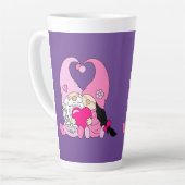 ビーマイネ、キスマグ カフェラテマグ (左アングル)