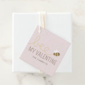 ビーマイバレンタインキッズホリデーギフトラベル – ピンク フェイバータグ (インサイチュ)