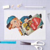 ビーマイバレンタインティッシュペーパー 薄葉紙 (クラフト)