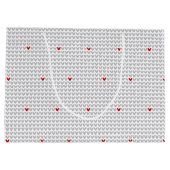 ビーマイバレンタインニットハートラージ抱き枕 ラージペーパーバッグ (裏面)