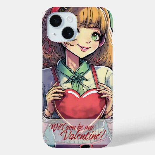 ビーマイバレンタインマンガスタイル33419 Case-Mate iPhoneケース (裏面)