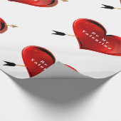 ビーマイバレンタインラッピング紙 ラッピングペーパー (角)