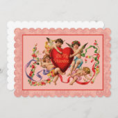 ビーマイバレンタイン招待状 招待状 (正面/裏面)