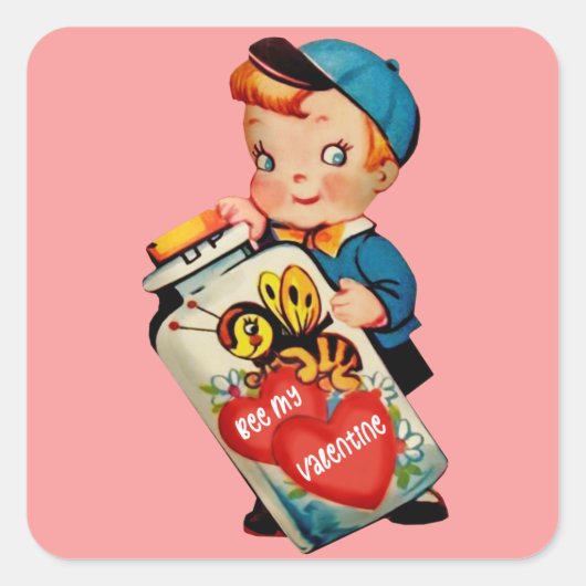 ビーマイバレンタイン スクエアシール (正面)