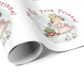 ビーマイフロッグプリンスバレンタインギフト紙 ラッピングペーパー (ロールコーナー)