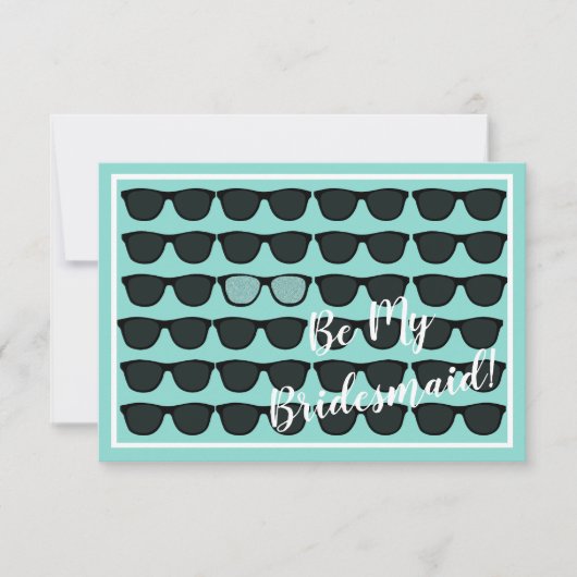 ビーマイブリーズメイドメイド・オブ・オーナー（花嫁付き添い人）ブライダルティアラパーティー 招待状 (正面)