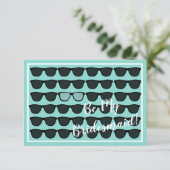 ビーマイブリーズメイドメイド・オブ・オーナー（花嫁付き添い人）ブライダルティアラパーティー 招待状 (スタンド正面)