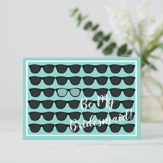 ビーマイブリーズメイドメイド・オブ・オーナー（花嫁付き添い人）ブライダルティアラパーティー 招待状 (スタンド正面)