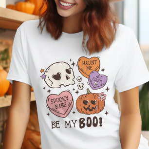 ビーマイブー レトロハロウィン キャンディハート トライブレンドTシャツ