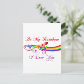 ビーマイレインボーゲイバレンタイン シーズンポストカード (スタンド正面)