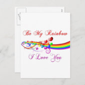 ビーマイレインボーゲイバレンタイン シーズンポストカード (正面/裏面)