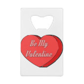 ビーマイヴァレンティネスハートキャンディスケッチ クレジットカード栓抜き (裏面)