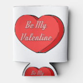 ビーマイヴァレンティネスハートキャンディスケッチ 缶クーラー (正面)