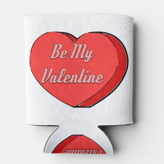 ビーマイヴァレンティネスハートキャンディスケッチ 缶クーラー (裏面)