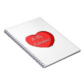 ビーマイヴァレンティーンズキャンディハートスケッチ ノートブック (右側)