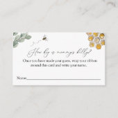 ビーママのベリーゲームカードの大きさ エンクロージャーカード (正面)