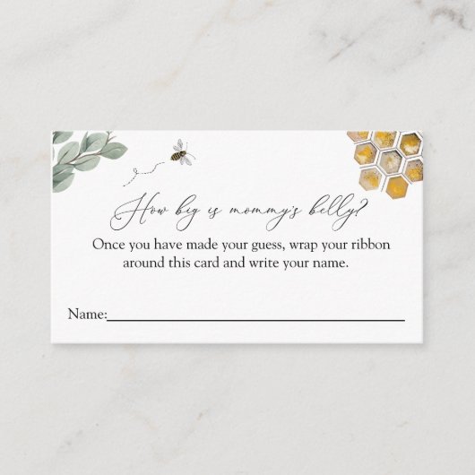 ビーママのベリーゲームカードの大きさ エンクロージャーカード (正面)