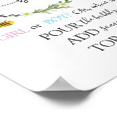 ビーミモサバー標識 ポスター (角)