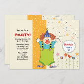 ビーミングピエロ招待状 招待状 (正面/裏面)