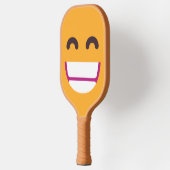 ビーミング顔+驚いた顔カスタムカラー ピックルボールラケット (左)